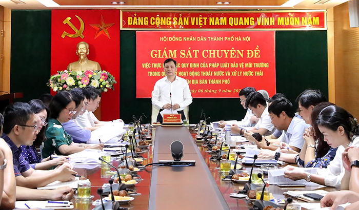 Tìm giải pháp để quản lý hoạt động thoát nước, xử lý nước thải, bảo vệ môi trường